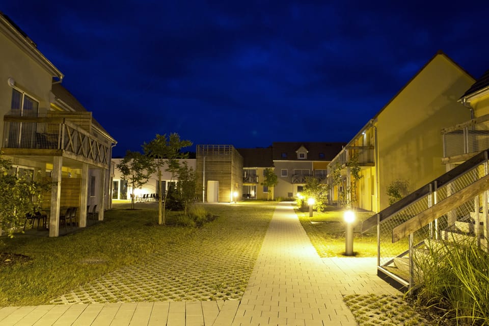 Front of property - evening/night