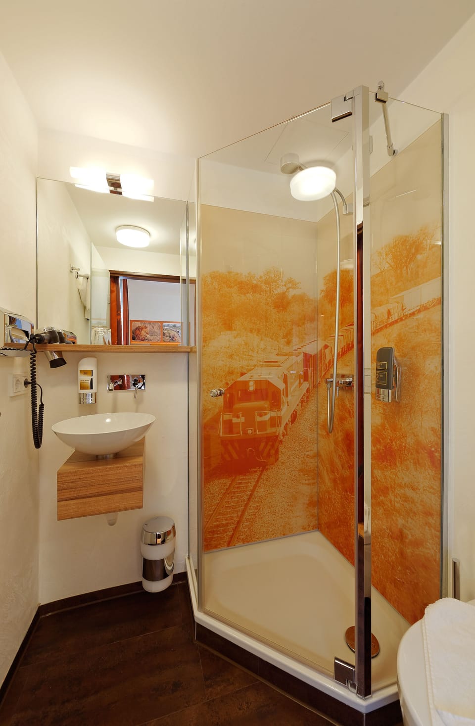 Hair dryer, towels