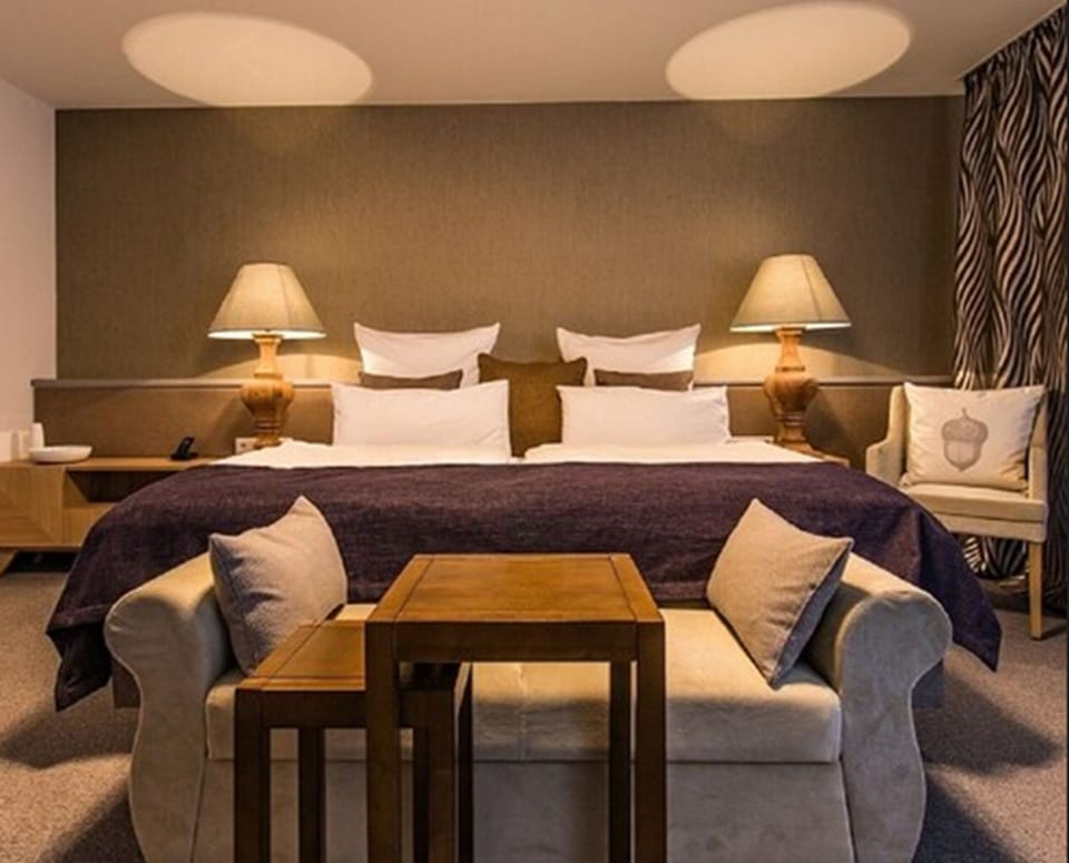 Comfort Double Room, Lake View | Living room | Flat-screen TV
