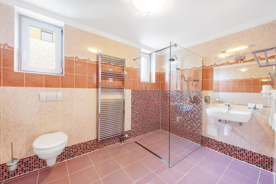 Triple Room | Bathroom amenities | Shower, hydromassage showerhead, free toiletries, hair dryer