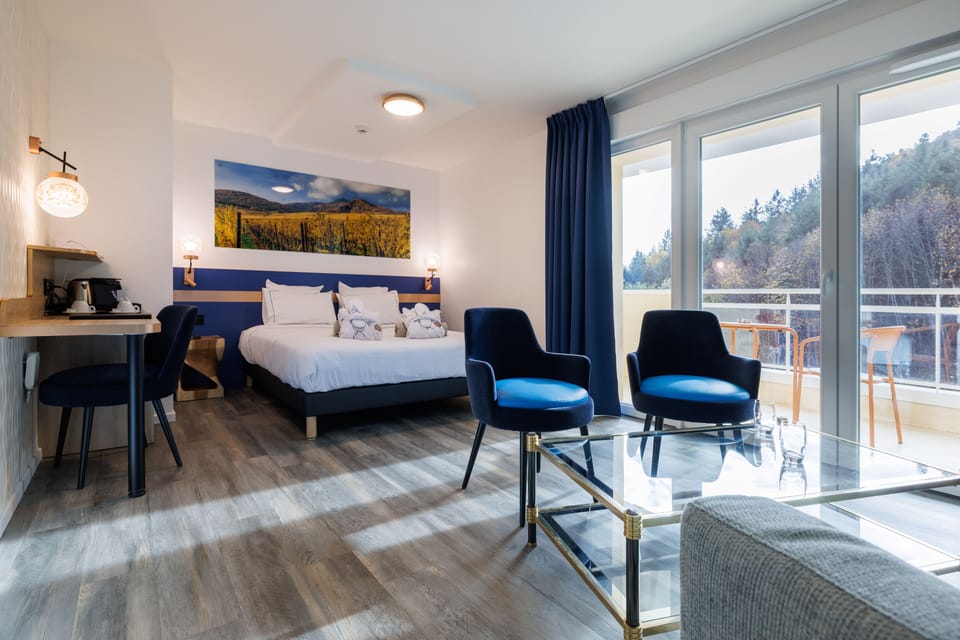 Double Room, Terrace (prestige) | Premium bedding, minibar, in-room safe, desk