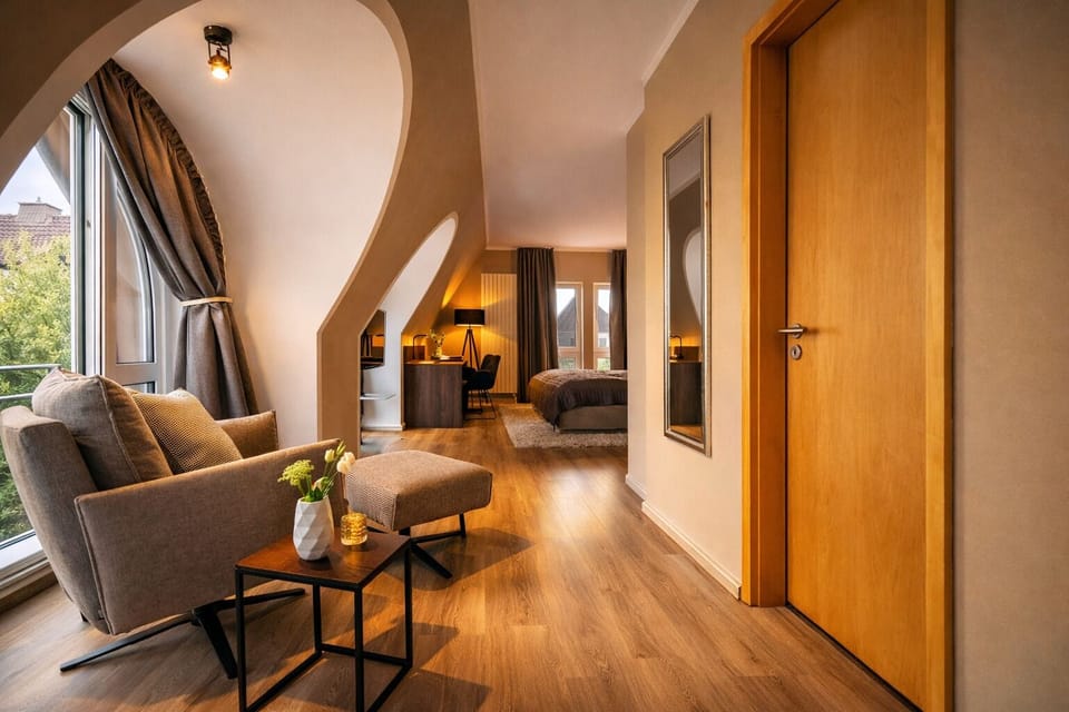 Premium bedding, free minibar, desk, soundproofing