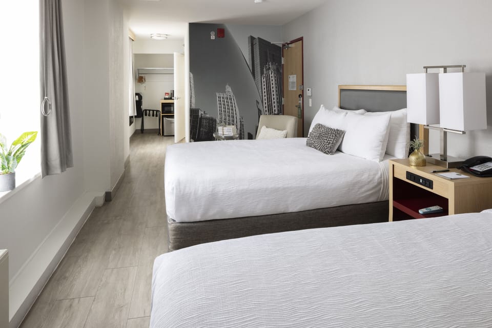 Premium Room, Multiple Beds (Smoke Free) | Egyptian cotton sheets, premium bedding, pillowtop beds, in-room safe