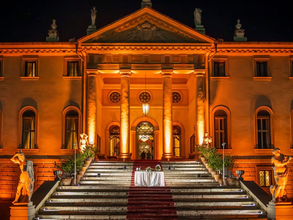 Front of property - evening/night