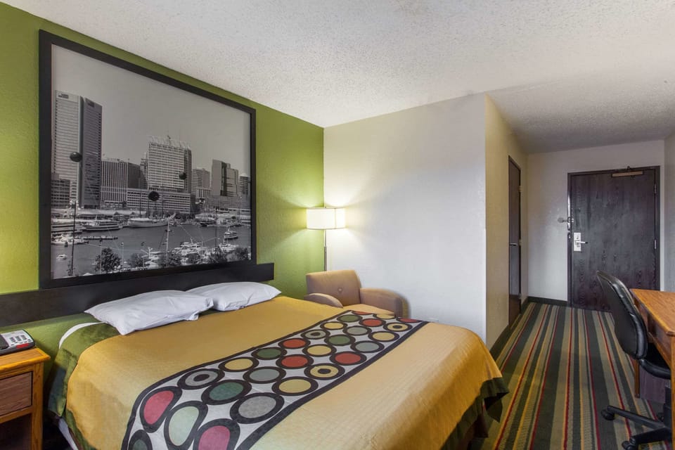 In-room safe, desk, laptop workspace, blackout drapes