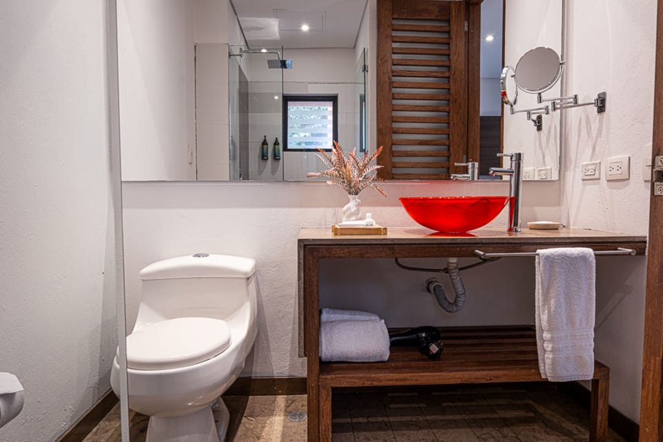 Business Double Room | Bathroom | Shower, free toiletries, hair dryer, towels