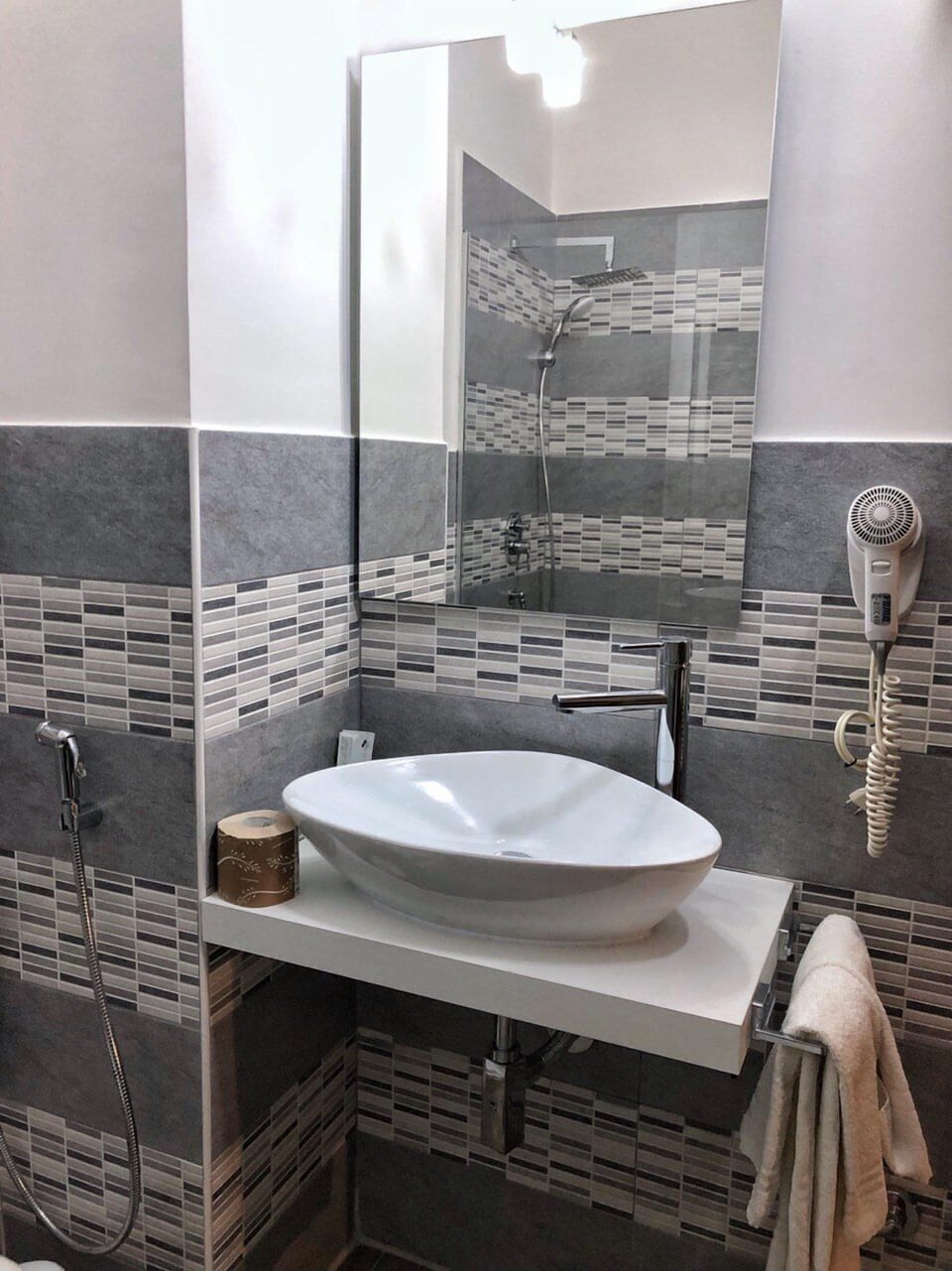 Double Room, Private Bathroom | Bathroom | Shower, free toiletries, hair dryer, bathrobes