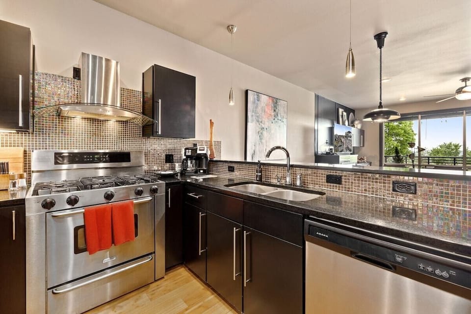 Our kitchen is fully stocked with everything you'll need to create your favorite dishes on vacation.