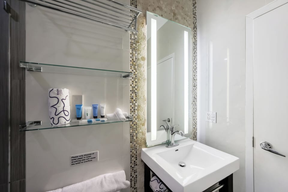 Double Room, 2 Queen Beds (Self check-in) | Pillowtop beds, in-room safe, desk, laptop workspace