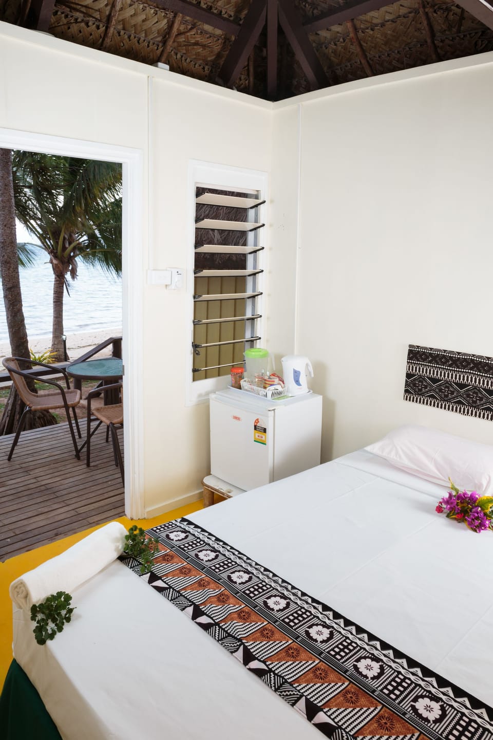 Beach Front Island Bure | 1 bedroom, in-room safe, desk, iron/ironing board