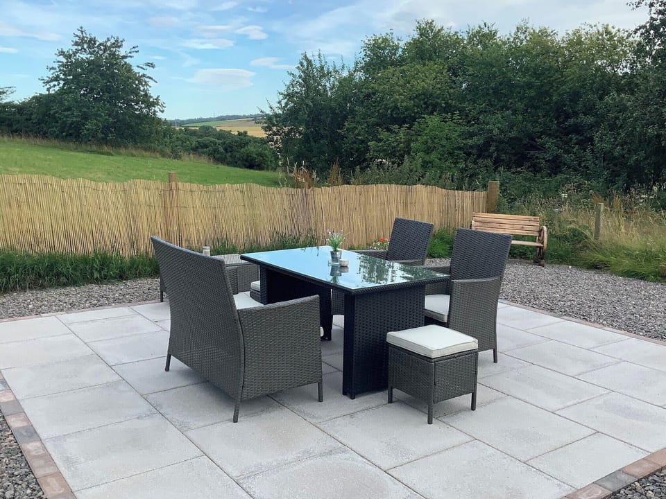 Patio | Balmore Farmhouse, Scaniport, near Inverness