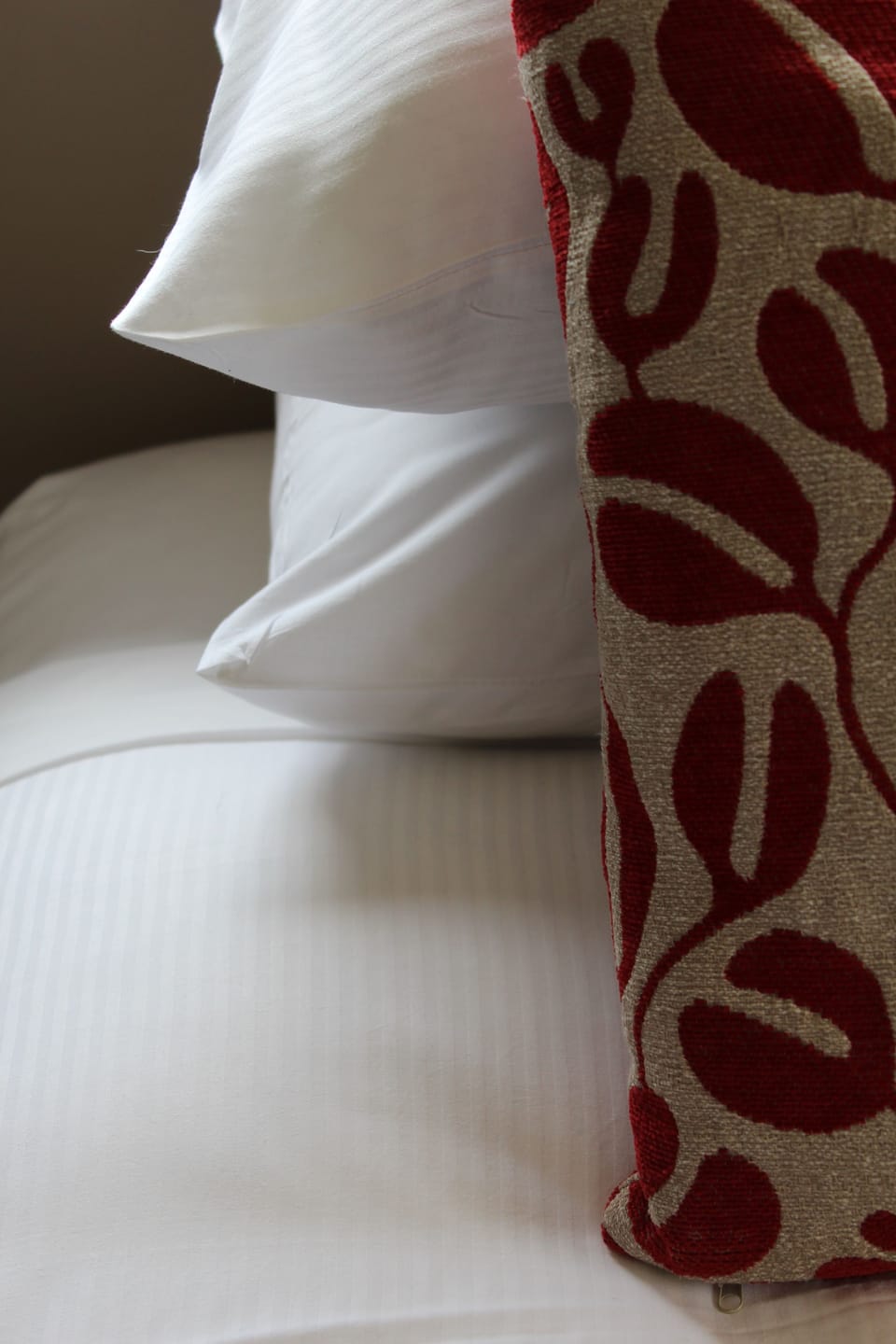 Premium bedding, desk, soundproofing, iron/ironing board
