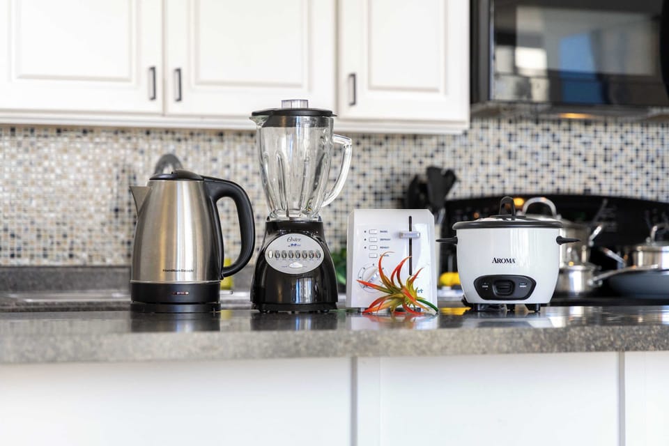 Small appliances are also available in your kitchen!