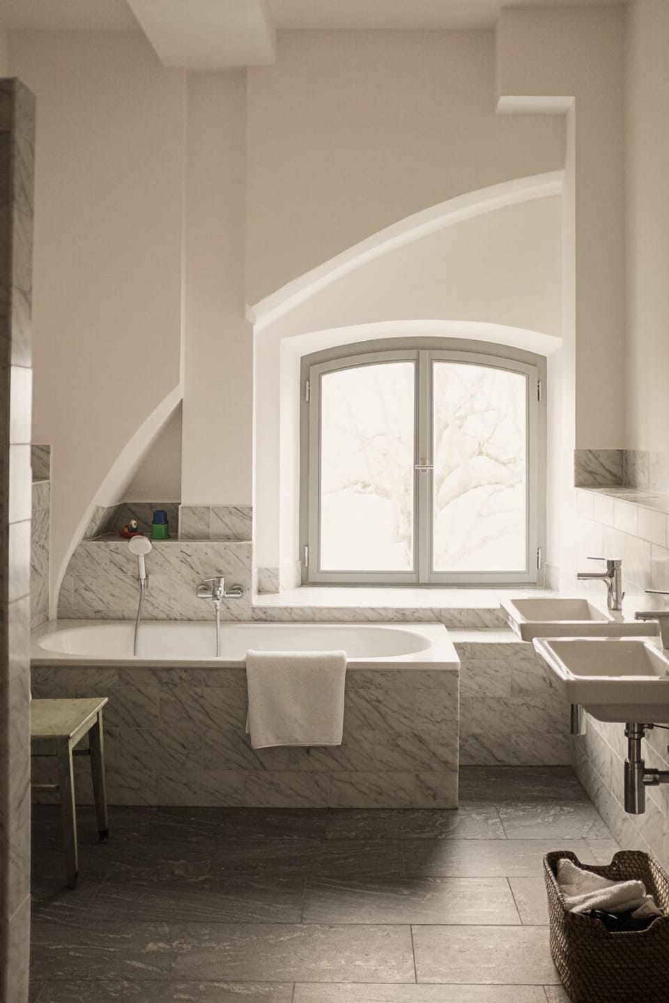 Apartment, 2 Bedrooms (1.OG, links) | Bathroom amenities | Hair dryer, towels, soap, toilet paper