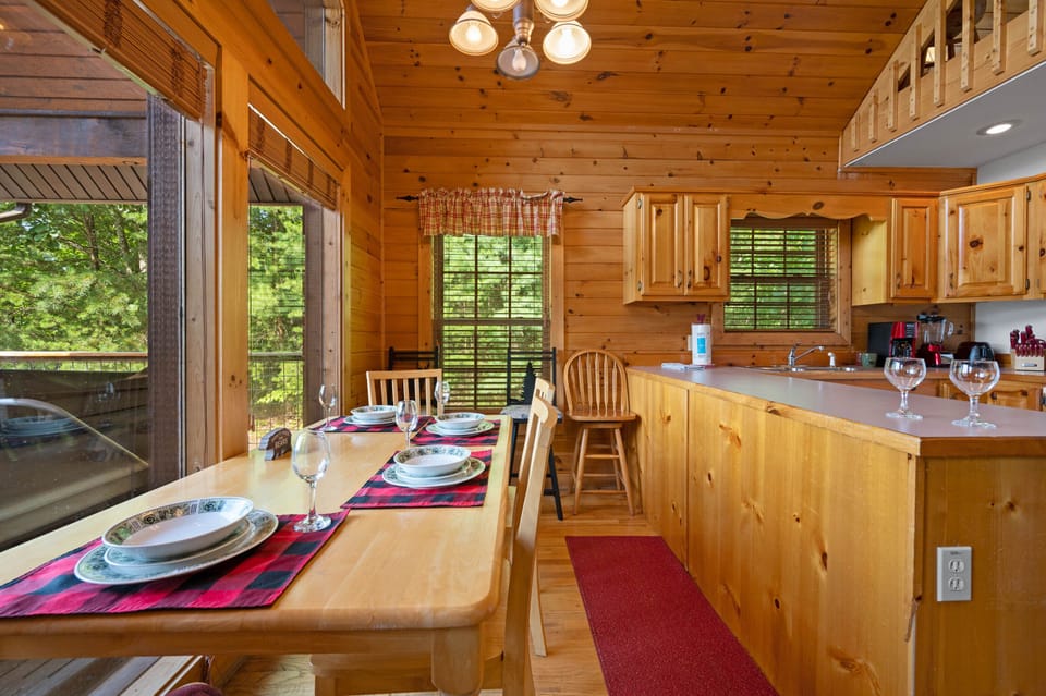 Spend time catching up with family around the dining table.