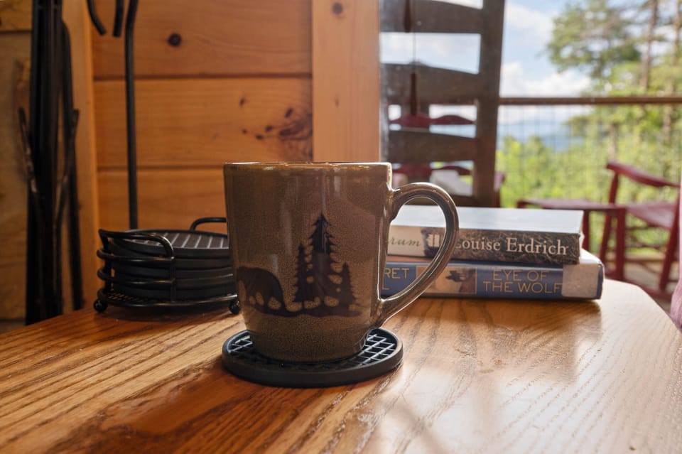 Wake up and drink a cup of coffee while enjoying the surrounding nature