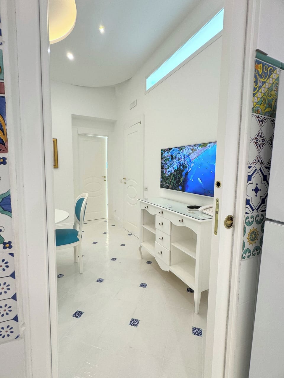 Apartment, 2 Bedrooms, Terrace, Garden View | Living room | 43-inch Smart TV with satellite channels, Netflix, Hulu