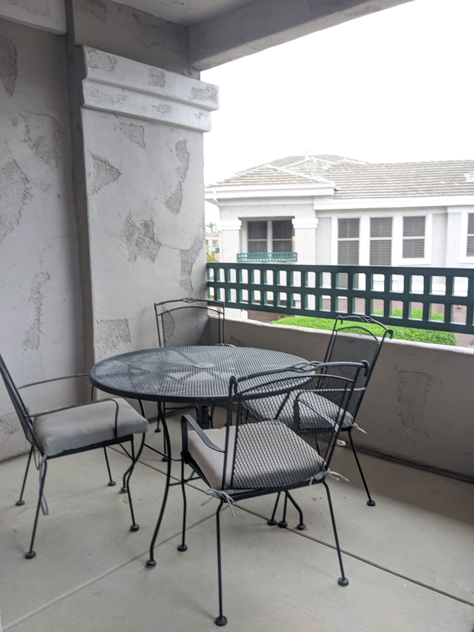 Attached balcony