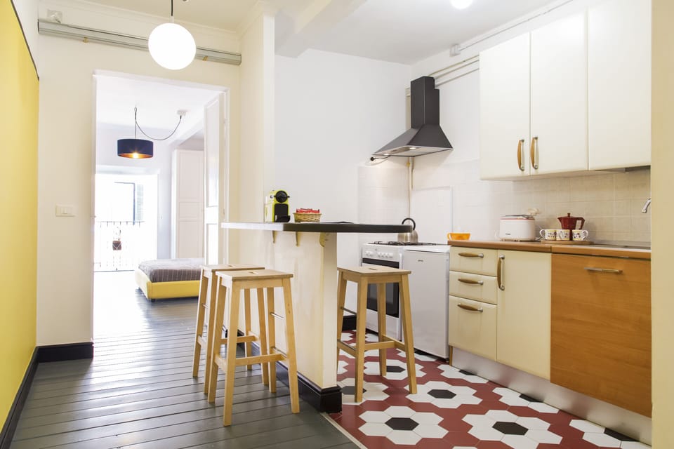 Apartment, 2 Bedrooms | Private kitchen | Full-size fridge, oven, stovetop, cookware/dishes/utensils