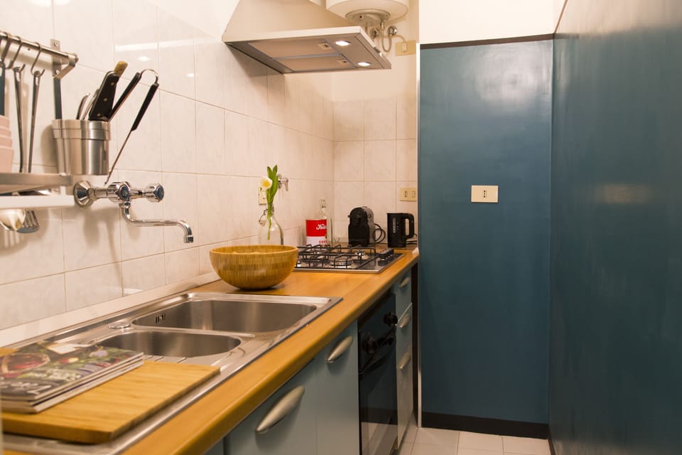 Apartment, 1 Bedroom | Private kitchen | Full-size fridge, oven, stovetop, electric kettle