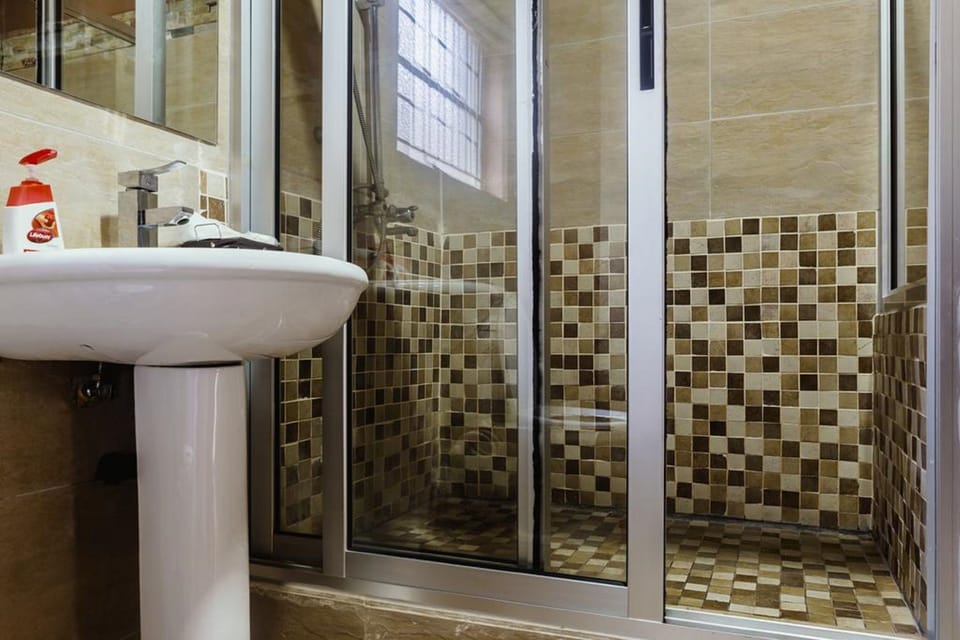 Deluxe Double Room | Bathroom | Shower, rainfall showerhead, free toiletries, towels