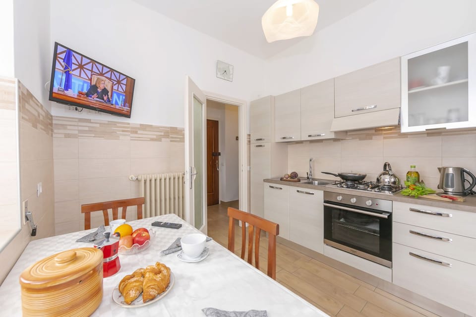 Kitchen and dining area