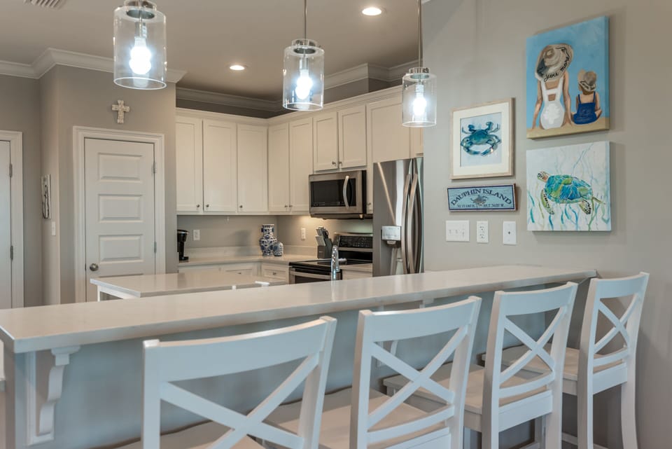 Blue Oasis Dauphin Island Kitchen