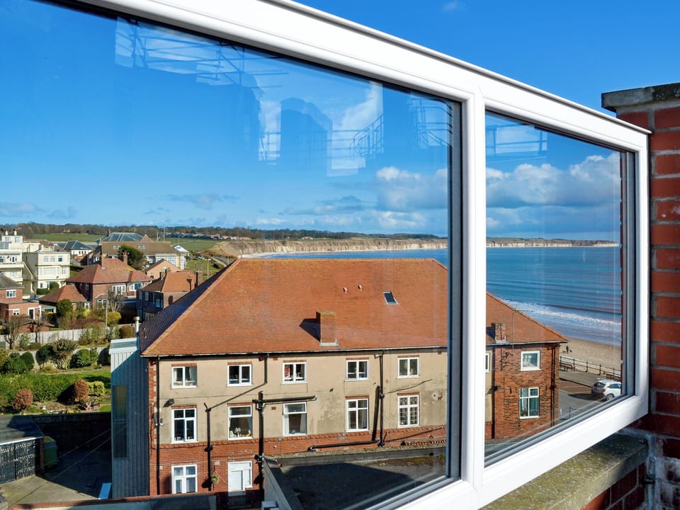 Balcony area with far reaching sea views | Crows Nest, Bridlington