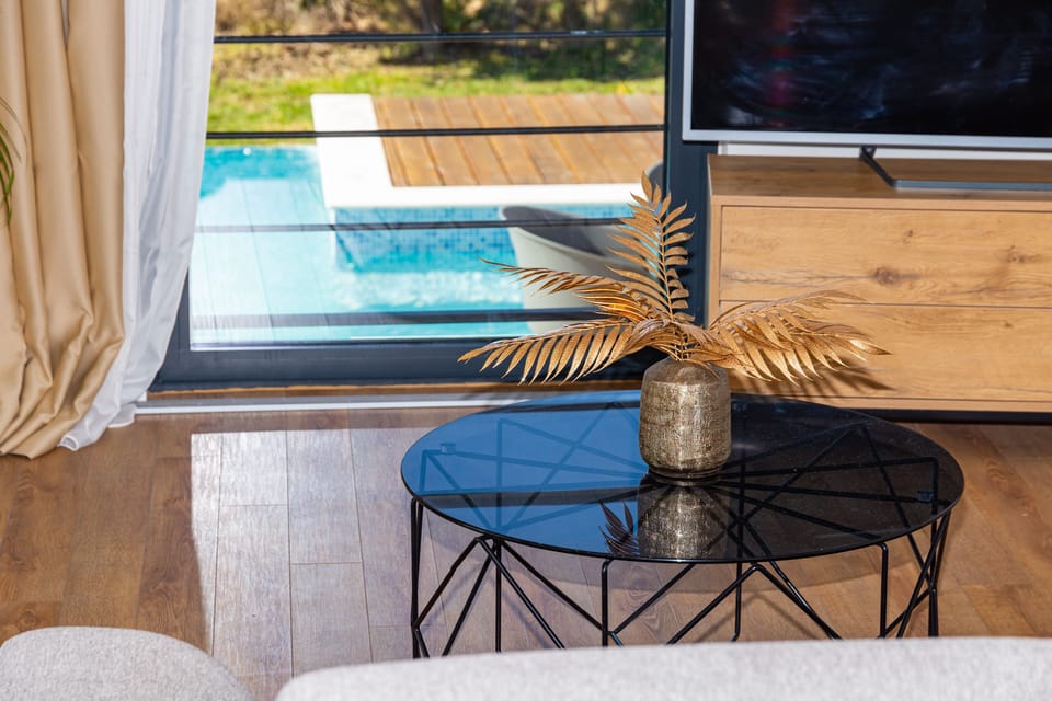 Villa, Private Pool | Living area | Flat-screen TV