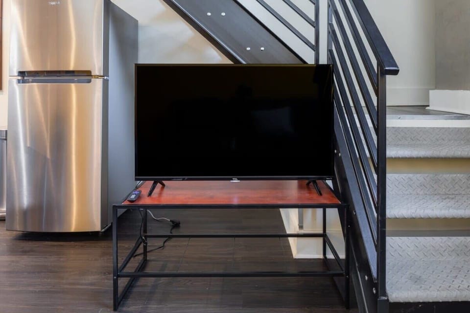 Large flat-screen TV perfect for movie night or family get-together