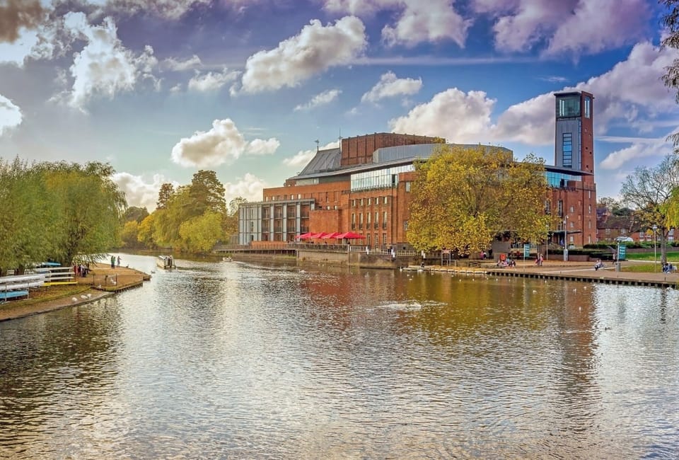 The iconic Royal Shakespeare Theatre is situated in the heart of the town.