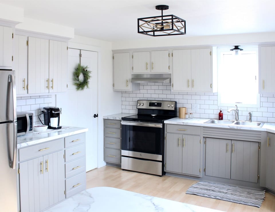Fully stocked kitchen