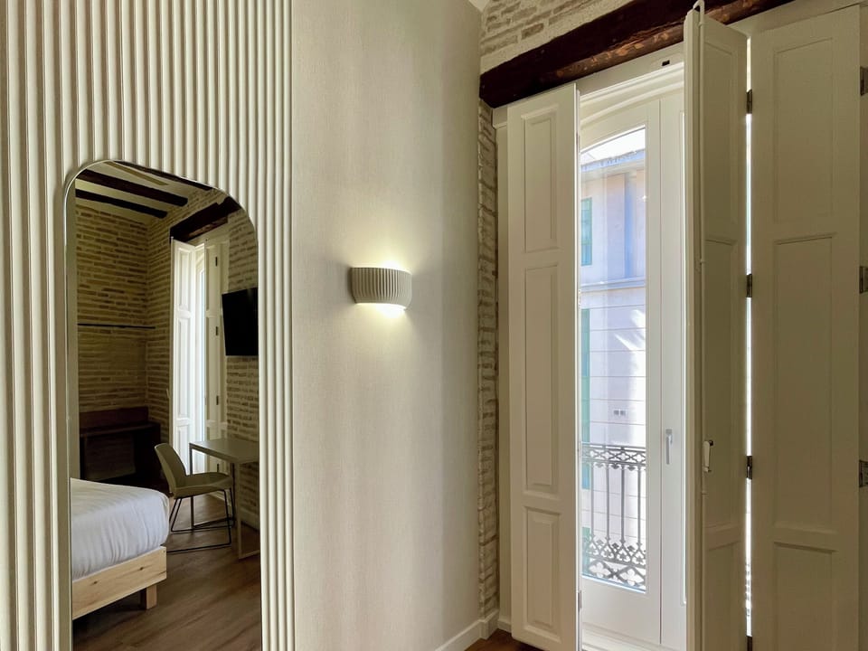 Deluxe Double Room, Balcony, City View Renovated | Egyptian cotton sheets, premium bedding, down comforters