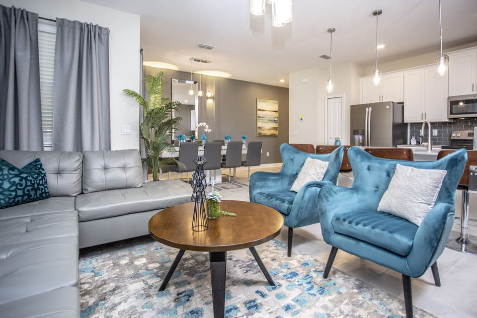 Townhome, 4 Bedrooms | Living area | 60-inch Smart TV with cable channels, TV, Netflix