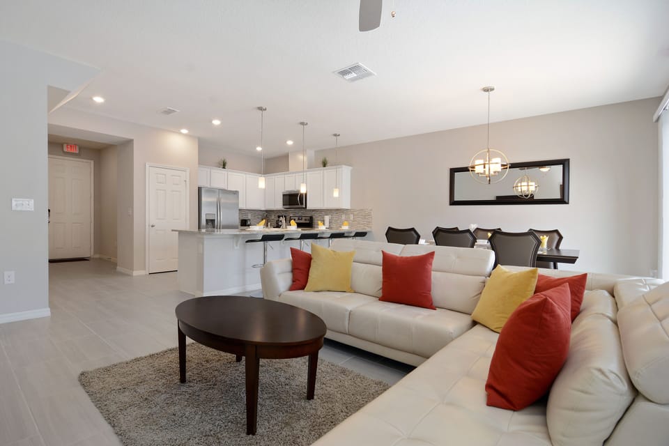 Townhome, 4 Bedrooms | Living area | 60-inch Smart TV with cable channels, TV, Netflix