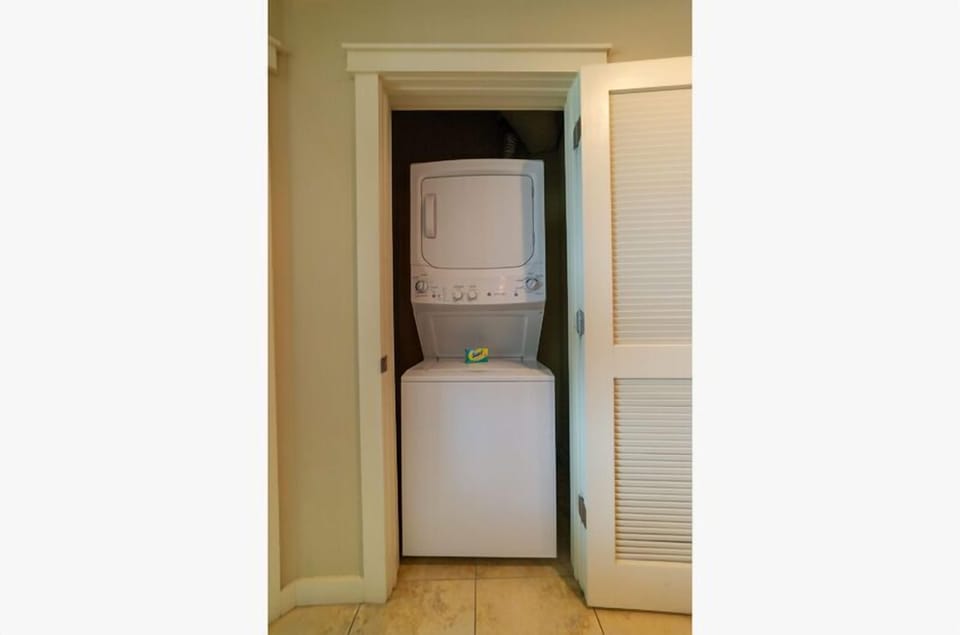 Stackable washer-dryer for all your laundering needs