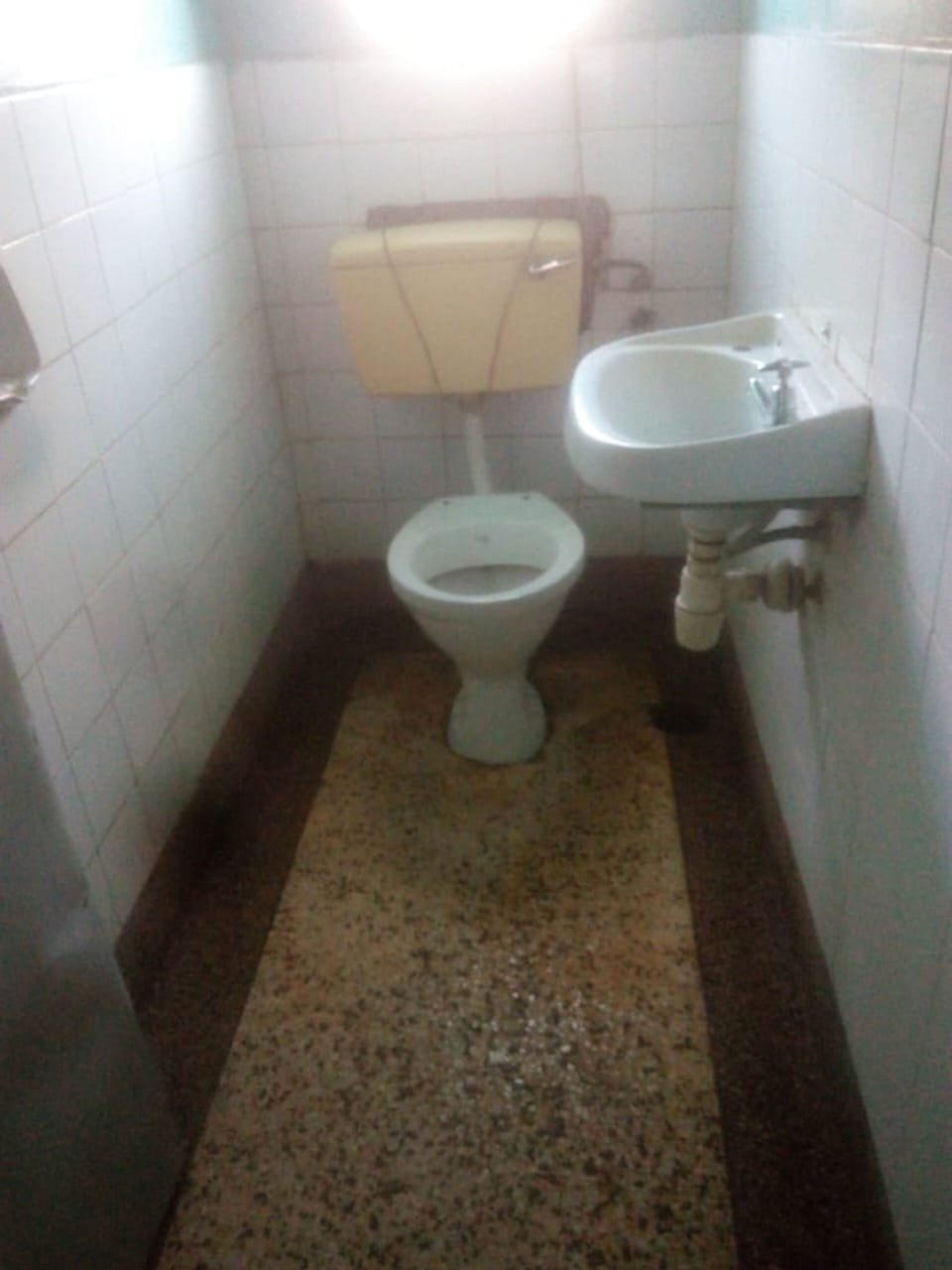 Shower, towels, soap, toilet paper