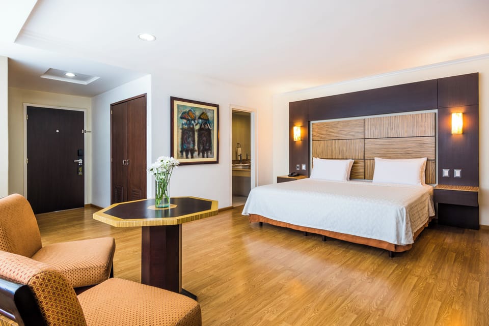 Deluxe Double Room | Down comforters, minibar, in-room safe, desk