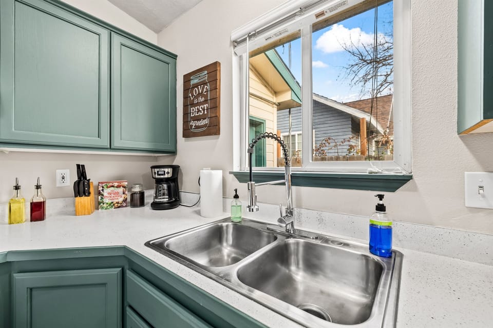 Another view of the completely remodeled kitchen.