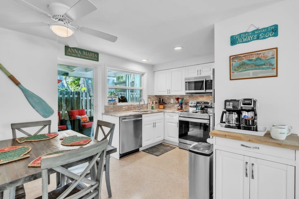 Villa, 2 Bedrooms | Private kitchen | Coffee/tea maker, fridge, toaster, cookware/dishes/utensils