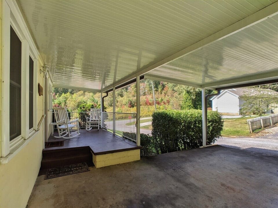 View of Porch from Car Port