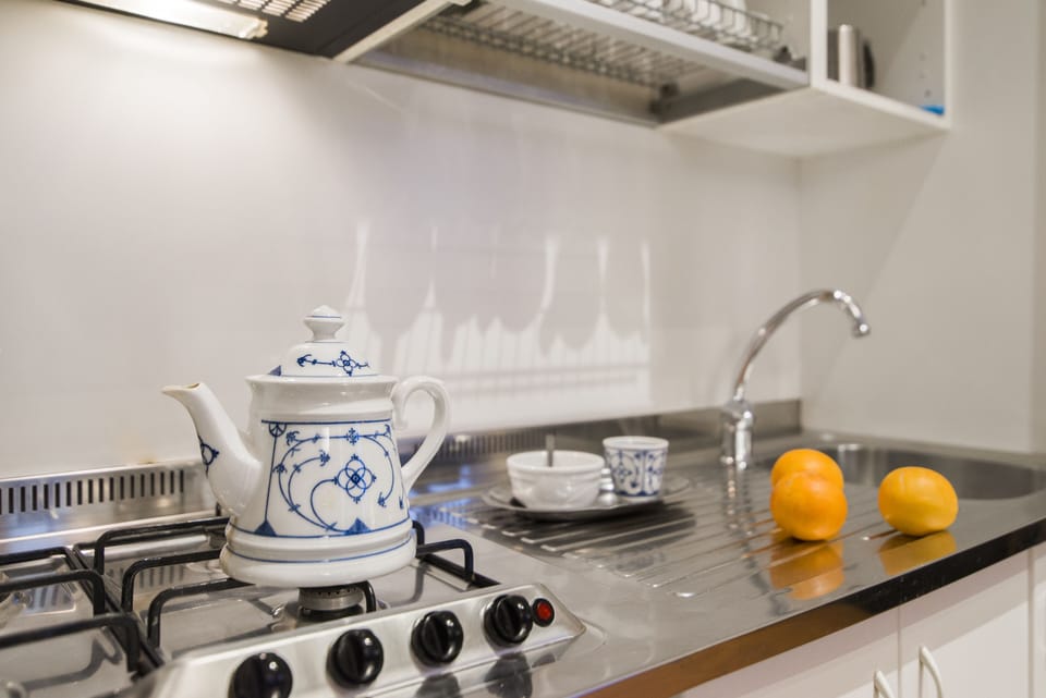 Apartment, 2 Bedrooms | Private kitchenette | Full-size fridge, microwave, stovetop, cookware/dishes/utensils
