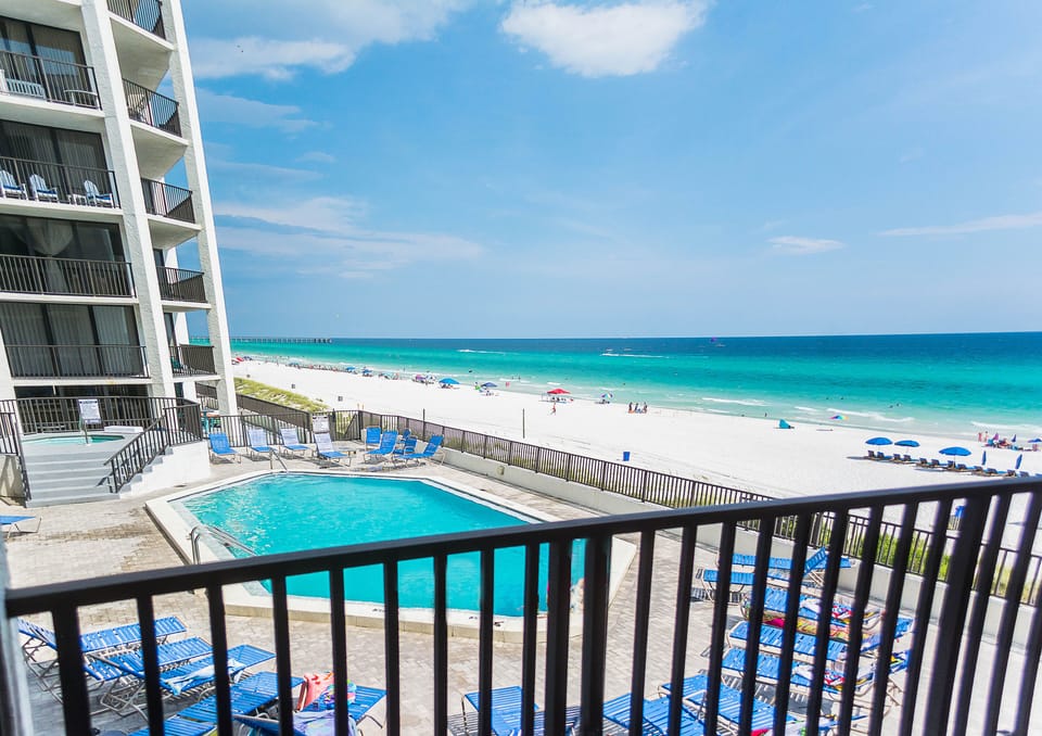 Enjoy the sunrise and sunset off your private balcony