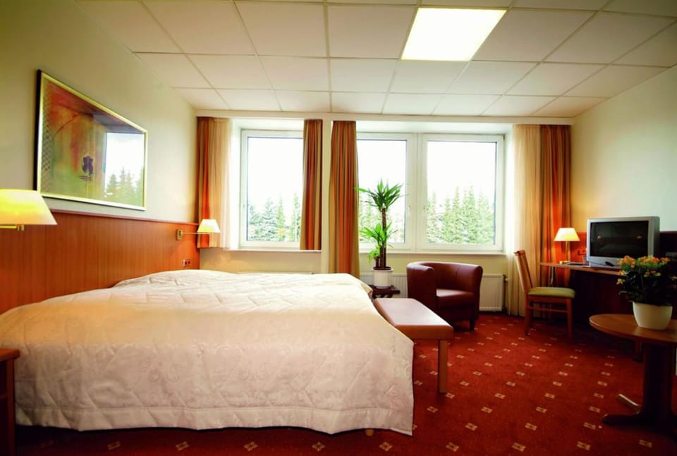 Hypo-allergenic bedding, individually decorated, individually furnished