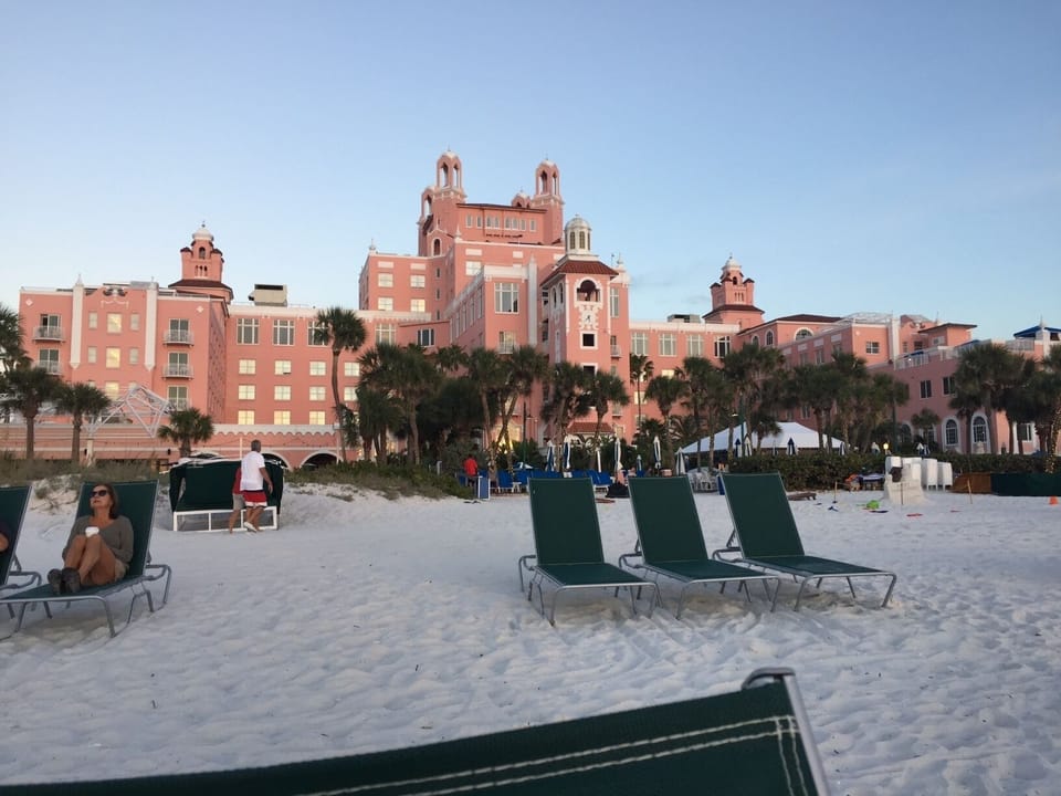 Don Cesar Hotel just a walk across bridge