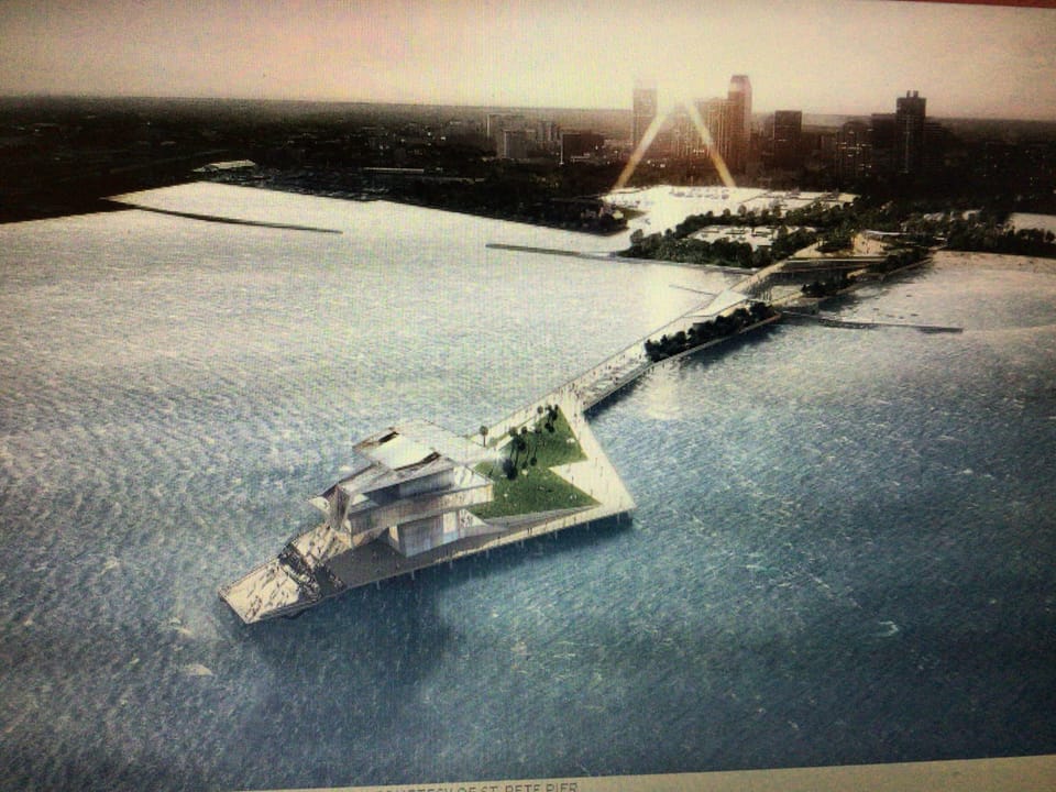 New St Petersburg Pier (a great place to visit downtown )