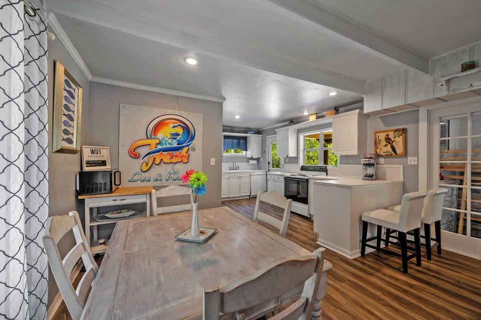 Small dining area, just in case you want to dine inside or play a game!