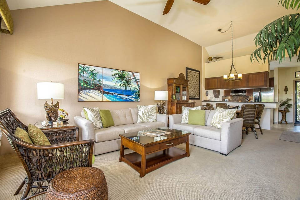 Spacious living room