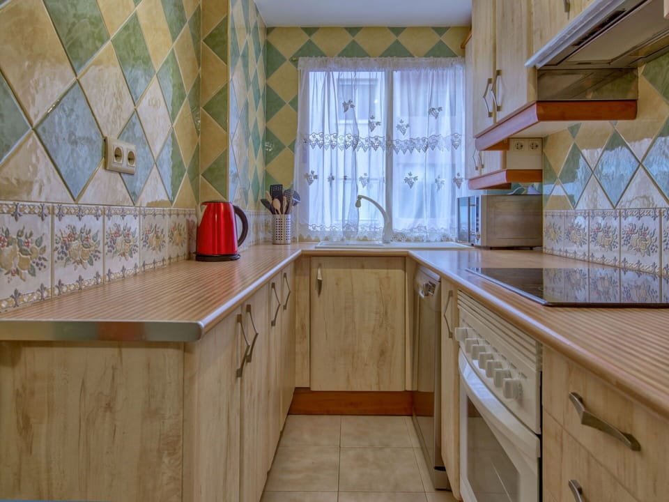 Countertop, Room, Property, Cabinetry, Kitchen, Furniture, Building, Floor, Interior Design, House