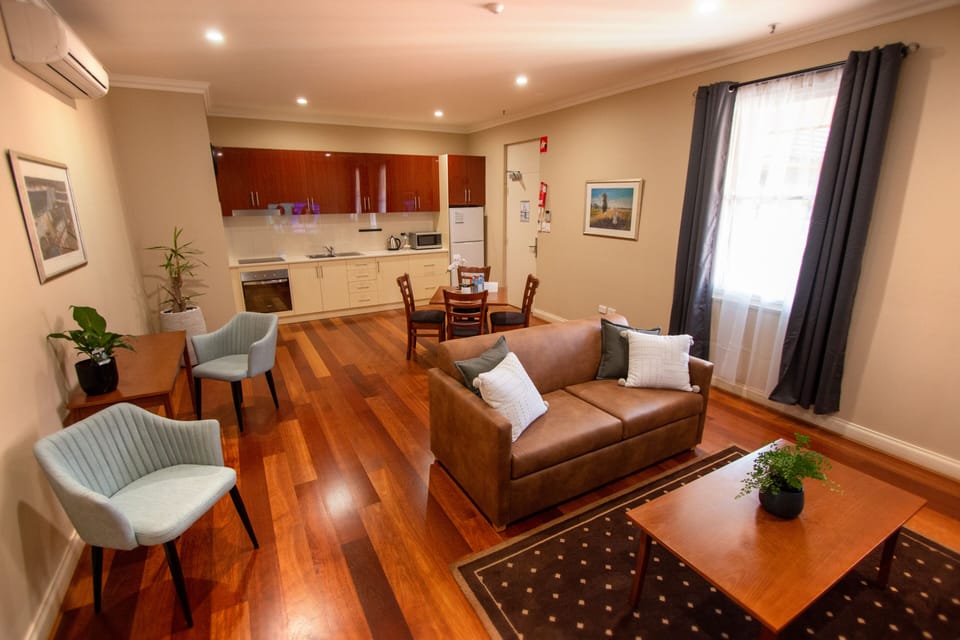 One Bedroom Apartment | Private kitchen | Full-size fridge, microwave, oven, stovetop